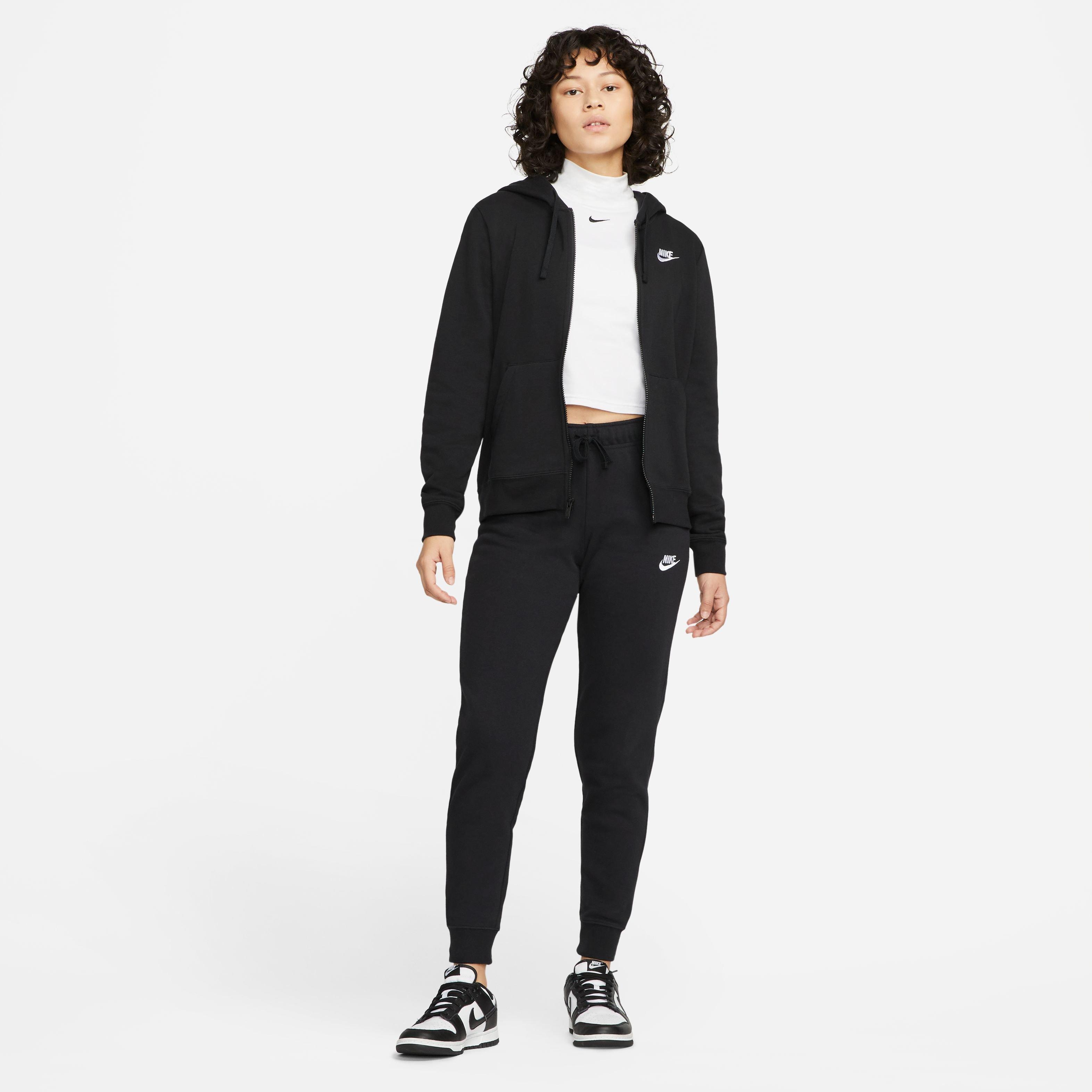 Womens nike shop tracksuit black